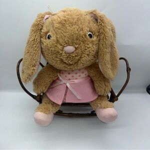Hallmark Interactive Story Buddy Bunny plush Abigail no books included 10" READ